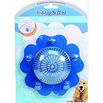 Prevents pet hair from gloggin drains Ideal for tubs and sinks Attaches easily with convenient suction cups