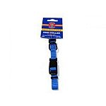Hamilton 3/8 inch fully adjustable dog collar. This Hamilton Dog Collar is fully adjustable to fit pet s with 7-12 inch necks. Made of high quality nlon webbing, it s great for extra small to small breeds.