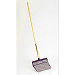 These plastic Duraforks are ideal for cleaning up unwanted debris in barns and stalls and works great around your home or yard. Strong Plastic and tines are angled for manure or hay. 52 in. handle.