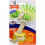 Helps clean teeth and massage gums Hands free brushing Discourages distructive chewing Recommended for dogs up to 25 lbs For powerful chewers