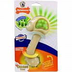 Helps clean teeth and massage gums Hands free brushing Discourages distructive chewing Recommended for dogs up to 50 lbs For powerful chewers