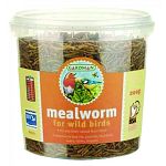 Freeze dried meal worms with high concentrate of protein.