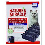 18 catch all recepticles. Seals and traps odors. Easy to remove and dispose. Maximum odor control.