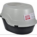This top-entry litter pan helps reduce litter tracking Top-entry litter box keeps most other animals out and provides your cat with privacy Clean-up is easy with non-stick surfaces on the inside of the litterbox Nature s miracle 2-in-1 odor control inhibi