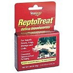 ReptoTreat Delica Bloodworms for Reptiles are a Squeeze-n-feed treat that contains whole bloodworms or insect larvae. Bloodworms are stored in a nutritious gel that is in an easy-to-open packet. Great nutrition for all aquatic reptiles and amphibians.