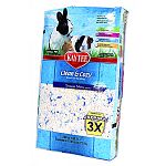 Small pet bedding Odor control guaranteed, absorbs 6x its weight in liquid, 99.9% dust free for a cleaner cage Made from ingredients that don t contain harmful chemicals or by-products Averages about 3 fills for your rabbit and guinea pig cages or 11 fill