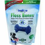 For dogs 5-25lbs, cleans teeth and gum lines as dog chews Contains vitamins a & e, chicken flavoring plus dried blueberries for healthy immune system Grain free, no corn or soy Helps reduce tartar buildup Easy to digest Made in the usa