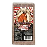 A flavored supplement block with selenium that is a treat for your horse while supplying valuable equine minerals. Provide as a free choice source of salt and minerals for your horse. Also, provide a source of clean water and dry forage. Normal consumptio