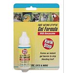 Kwik Stop gel is an aid to stop bleeding caused by clipping nails, docking tails and trimming beaks and minor cuts. Pressure bandaging to be used in conjunction with product following tail docking. Use on dogs, cats and birds.