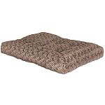 The Quiet Time Deluxe Ombre pet bed is designed with your pet and your home in mind! The ultra soft taupe to mocha polyester cover provides your pet with comfort for all seasons. 7 sizes to fit any crate or use as a stand alone bed.