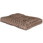 The Quiet Time Deluxe Ombre pet bed is designed with your pet and your home in mind! The ultra soft taupe to mocha polyester cover provides your pet with comfort for all seasons. 7 sizes to fit any crate or use as a stand alone bed.
