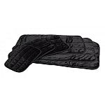 Plush, ultra-soft synthetic fur. Quiet Time Deluxe Black Pet Mat was designed with your pets comfort and your convenience in mind! The ultra soft synthetic fur cover provides your pet with comfort for all seasons