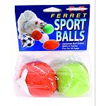 Various balls designs give pet s variety and allow owners toshow their appreciation of the game. Bells in toys, surrounded by soft fleece, are sure to make for ferret fun. Inspect ferret toys regularly to ensure they are intact. Continual rough use may ma