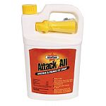 Attack-All® Fly Spray is a ready-to-use spray that kills and repels a broad spectrum of flies. The dual active ingredients make it possible to use Attack-All® Fly Spray inside and outside, on premise and on livestock.