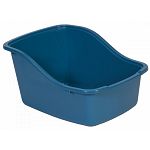 These high back Petmate litter pans make cleanup a snap, while helping to keep litter off of the floor. The sloped high back helps to shield cats from spraying litter on the floor. Available in Large and Jumbo sizes. 