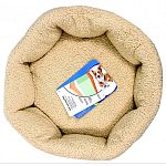 Cat self warming bed - spice/creme