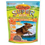 Nutritious soft superfood dog treats with added vitamins and minerals. Made with betacarotene rich veggies. Wheat, corn and soy free. Special veggie blend, low gluten oats, and a delicious taste. Made in the usa.