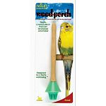 This easy to install wood perch is great for giving your pet bird an additional resting place in their cage. Made of wood and plastic, this perch also helps exercise your bird s foot muscles. Available in two sizes, small and regular.