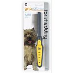 The JW Pet shedding comb is designed especially to keep your canine companion's coat in great shape and tangle free. Easy to use, just brush through small portions one at a time to remove small matts and excessive loose fur. Ergonomic handle makes the job
