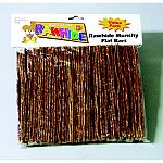 Rawhide munchy flat bars for dogs - 50 pack.    Natural rawhide value pack. Great deal, great treat.