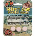 A specially made mineral and food block for the health of your hermit crabs Great time release vacation food! Each block will feed one crab for up to 4 days Enrichment fun! Your hermit crabs will sit on top of the banquet block for hours picking away at
