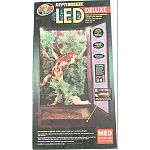 Reptibreeze led deluxe is an open air, screen enclosure that allows for ample air circulation Ideal habitat for reptiles such as chameleons, crested geckos, and more Made with an aluminum frame and screen that resists rust, this habitat has two doors on t