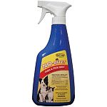 An alcohol-based pyrethrin formula designed to quickly flush out and kill fleas and ticks. Repeat treatment as needed. Do not use on puppies under 12weeks of age.