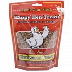 Tasty all-natural dried mealworms offer chickens the taste they love without the inconvenience of live worms.