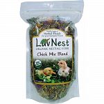 100% organic herbs plus peppermint leaf, meadowsweet and fennel for your backyard chicks Helps support a healthy aromatic environment Contains lemon balm and chamomile to help calm and de-stress Created to be added directly to the nesting or coop bedding