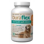 Duraflex is a highly palatable joint health supplement for dogs, in the form of a soft-chew treat, designed to enhance mobility and overall joint function. Glucosamine HCl 500 mg and Chondroitin Sulfate 500 mg in each chew.
