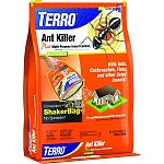Turn ant control upside-down with our easy-to-use shaker bag! Kills ants, cockroaches, spiders, fleas, ticks & more! Provides long-lasting control. Shake Terro Outdoor Ant Killer around the perimeter of your home. 3 lbs each. Case of 12.