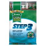 Scotts Lawn Pro Step 3 Insect Control With Fertilizer controls all major turfgrass insect problems and fertilizes your lawn. Provides even greening without rapid, extreme growth and controls chinch bugs and other common insects. Size: 5,000 sq. ft.