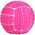 Perfect for puppies and toy breeds Latex volleyball with squeaker Hours of durable fun