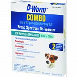 For the treatment and control of roundworms, hookworms, and tapeworms. Blister pack of 2 flavored chewables. For small dogs less than 25 pounds.