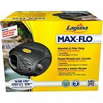 Laguna Max-Flo 4280 Waterfall & Filter Pump is designed to process water with moderate amounts of solid particles and transport them to suitable external filter systems (including pressurized filters) to trap debris that could pollute pond water.