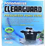 Easy to use and versatile: filters, backwashes, rinses and more Reusable filter pad removes fine debris and polishes water quickly Biological and mechanical media for maximum water clarity and healthier ponds Uv clarifier helps eliminate green water from