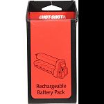 Rechargeable nickel cadmium battery pack packs the life of hundreds of alkaline batteries Closes securely with flip top Led light lets you know its charging Charges from either a 110-volt wall outlet or a 12-volt automotive battery with the proper adapter