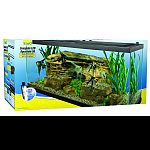 Features a low profile, energy efficient led hood that produces a natural shimmering effect that mimics daylight under water. This kit includes everything you need to set up an aquarium including a whisper power filter 60 and bio-bag filter cartridge. Als