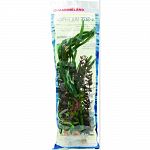 Pack contains 4 silk plants: 6 in red ludwigia, 9 in jungle val, 12 in red bacopa, 18 in jungle val Provides cover for the fish and reduces fish stress Easy to install and clean