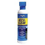 Cloudy water is formed by tiny particles, too small for aquarium filters to remove. Accu-Clear causes the tiny particles to clump together, forming larger particles that are removed by the aquarium filter, restoring your water to a crystal clear condition