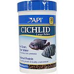 For large cichlids; greater than 5 inches Release up to 30% less ammonia For clean, clear water Optimal protein for healthy growth & healthy environment