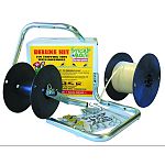 Non-Polluting, non-toxic Sticky Roll is a reel-to-reel system of sticky tape that really catches flies! When flies first hatch, after feeding, or when the weather cools, they tend to congregate overhead, where they are caught on the roll.
