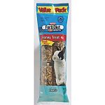 Kaytee has a full line of treats to add variety and fun to your rabbit's diet. Our Kaytee Forti-Diet Pro Health Honey Stick Rabbit Treats last longer than other sticks--which means they are a better value for you.