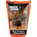 Buck Grub is an attractant that deer simply can t resist! The toasted almond aroma of Buck Grub not only pulls deer to a desired area, but it holds them there. Buck Grub is incredibly palatable and offers opitimal levels of fat.